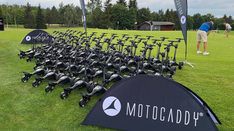 Motocaddy unterstützt Mercedes-Benz Golfevents. (Foto: Motocaddy)