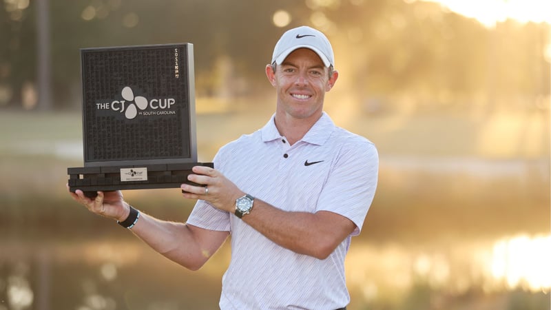 Rory McIlroy feiert in South Carolina seinen 23. Sieg auf der PGA Tour und springt damit wieder an die Spitze der Weltrangliste. (Foto: Getty)