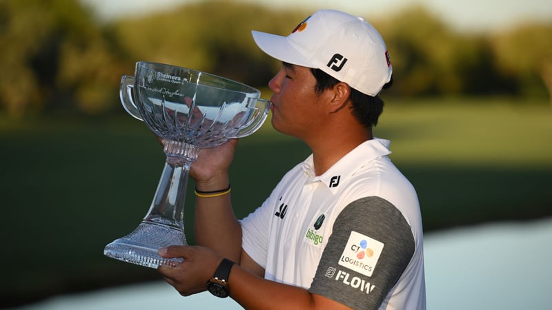 Tom Kim triumphiert in Las Vegas und feiert seinen zweiten Sieg auf der PGA Tour. (Foto: Getty)