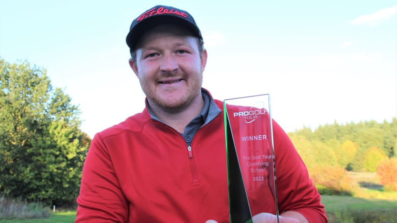 Max Griesbeck gewinnt die Pro Golf Tour Q-School. (Foto: Pro Golf Tour)