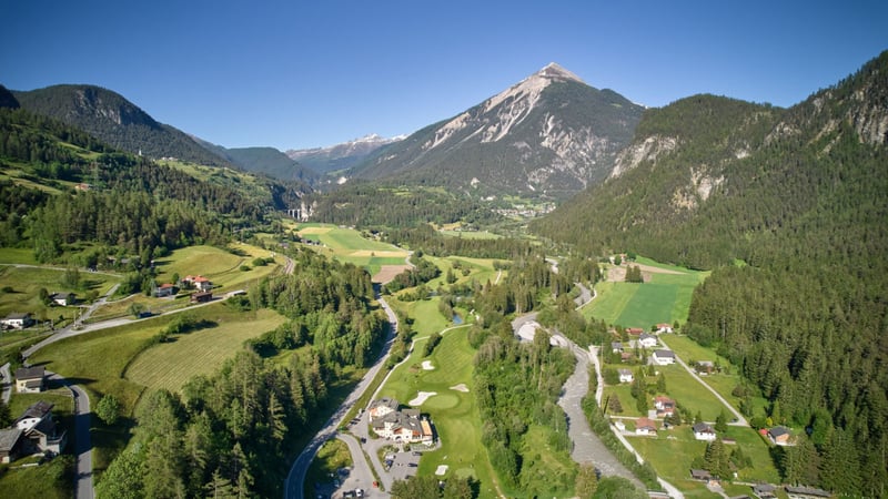 Die beliebtesten Golfclubs der Schweiz, hier im Bild der Golf Club Alvaneu Bad. (Foto: Golf Club Alvaneu Bad)
