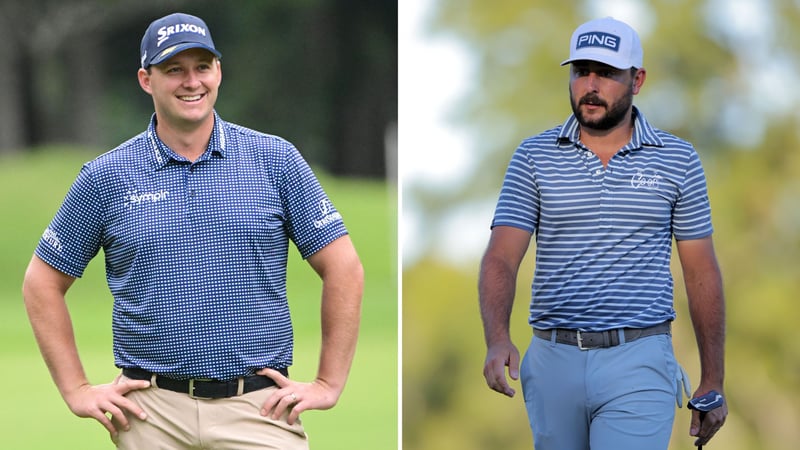 Sepp Straka und Stephan Jäger bei der Zozo Championship der PGA Tour. (Foto: Getty)