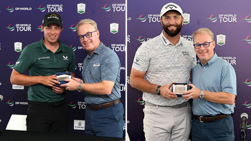 Matthew Fitzpatrick und Jon Rahm werden Ehrenmitglieder der DP World Tour. (Foto: Getty)