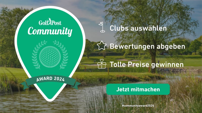Jetzt für den Golf Post Community Award 2024 abstimmen! (Foto: Golf Post)