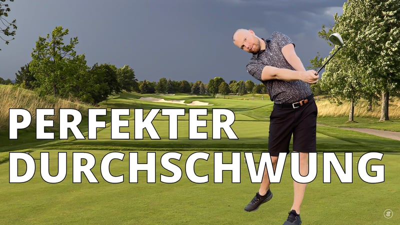 Der perfekte Durchschwung. (Foto: Golf für Grünschnäbel)