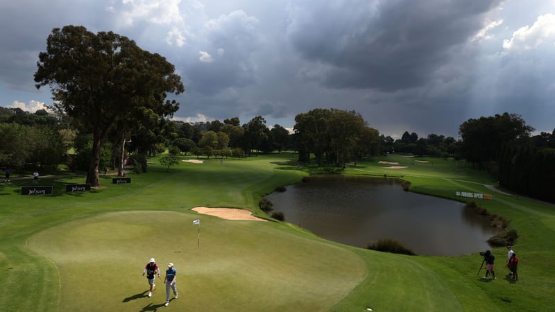 Dunkle Wolken über dem Houghton Golf Club. (Foto: Getty)