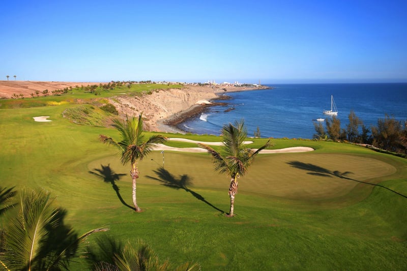 Der Golfplatz Lopesan auf den Kanaren ist unter den beliebtesten Golfreise-Zielen. (Foto: Lopesan Meloneras Golf)