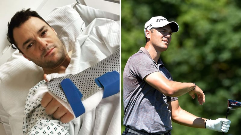 Martin Kaymer nach seiner Operation. (Foto: Instagram @martinkaymer59/ Getty)