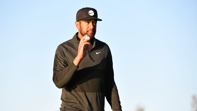 Gelassener Auftritt: Tony Finau in der dritten Runde der Houston Open. (Foto: Getty)