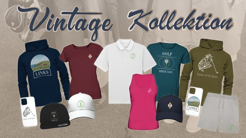 Die Vintage Kollektion im Golf Post Shop. (Foto: Golf Post)