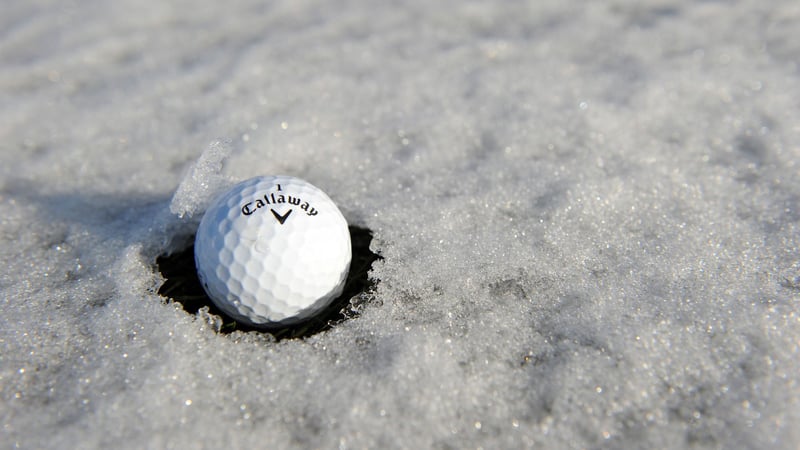 Golf im Winter und bei Schnee: Was gilt es zu beachten? (Foto: Getty)