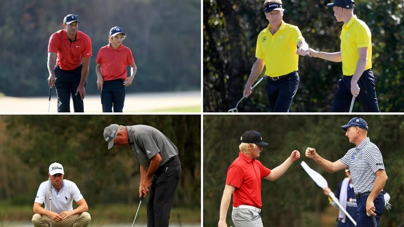 (Fotos: Getty und Twitter.com/@golfweek)