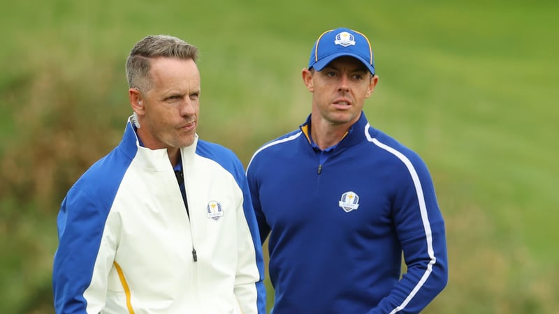 Luke Donald (li.) und Rory McIlroy. (Foto: Getty)