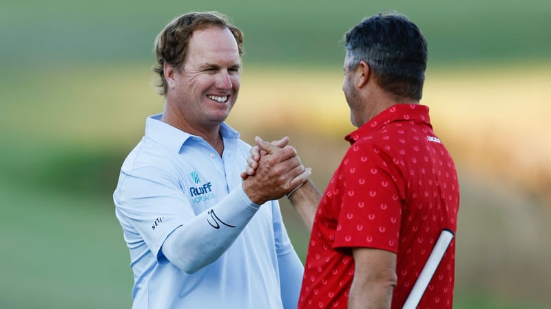 Charley Hoffman (l.) und Ryan Palmer führen auf der PGA Tour. (Foto: Getty)