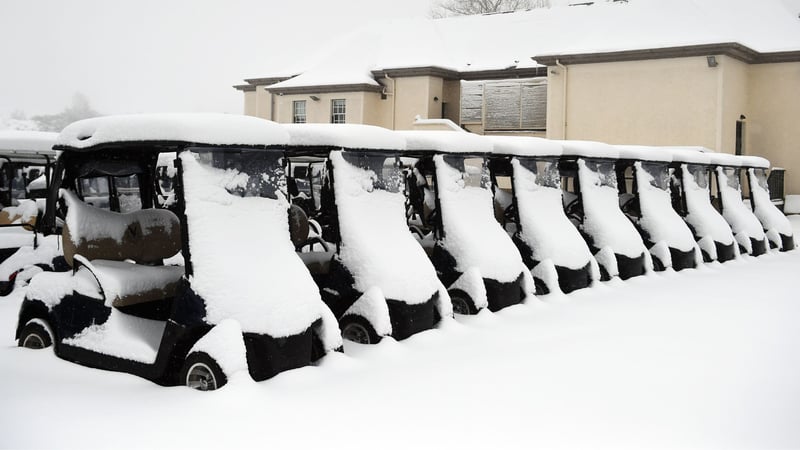 Auch im Winter kann man sein Golfspiel sinnvoll trainieren. (Foto: Getty)