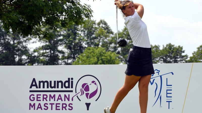 Leonie Harm beim Amundi German Masters 2022. (Foto: U.COM)