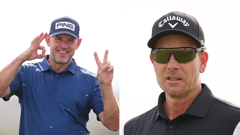 Lee Westood und Henrik Stenson sind zwei von neun LIV Golfern beim Turnier der DP World Tour. (Foto: Getty)
