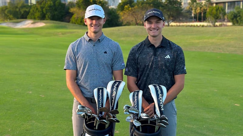 Nicolai und Rasmus Hojgaard unterschreiben bei Callaway. (Foto: Callaway)