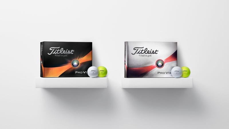 Der neue Titleist Pro V1 und Pro V1x. (Foto: Titleist)