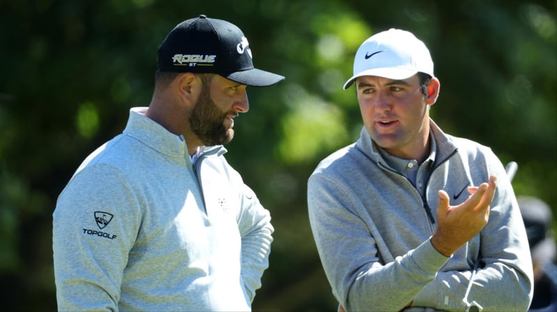 Tee Times der PGA Tour mit Jon Rahm und Scottie Scheffler. (Foto: Getty)