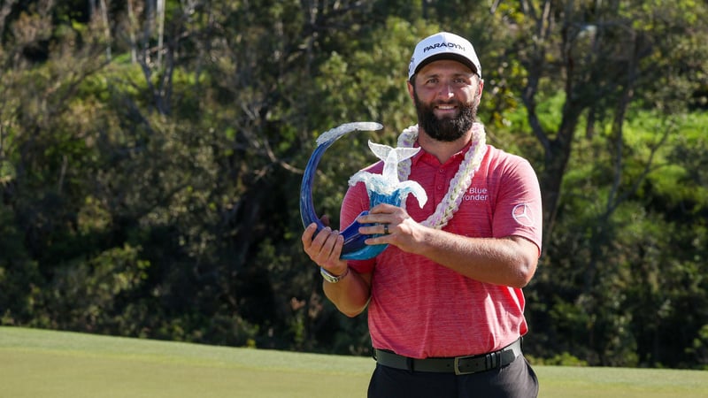 Jon Rahm ist der strahlende Sieger auf Hawaii beim Turnier der PGA Tour. (Foto: Getty)