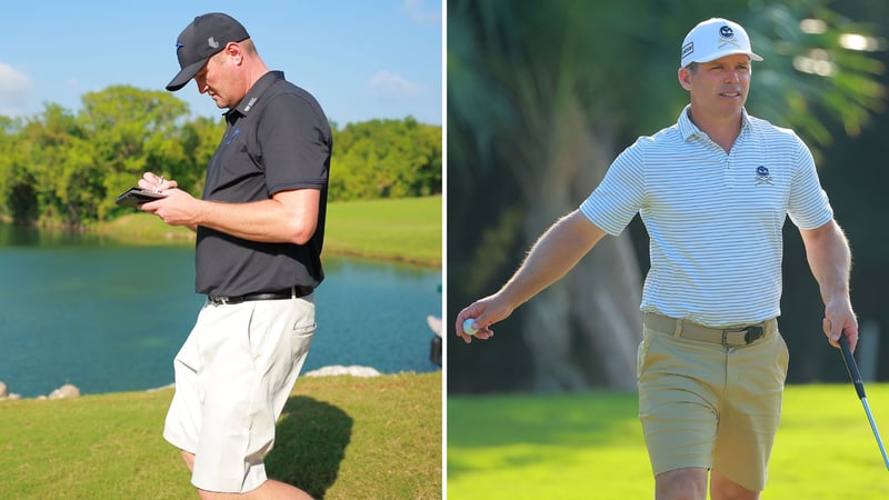 Die ersten Führenden in der LIV Golf Saison 2023: Jason Kokrak und Paul Casey. (Foto: Getty)