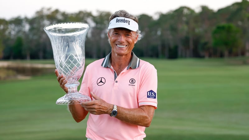 Titel Nummer 45 auf der PGA Tour Champions: Bernhard Langer gewinnt die Chubb Classic. (Foto: Getty)