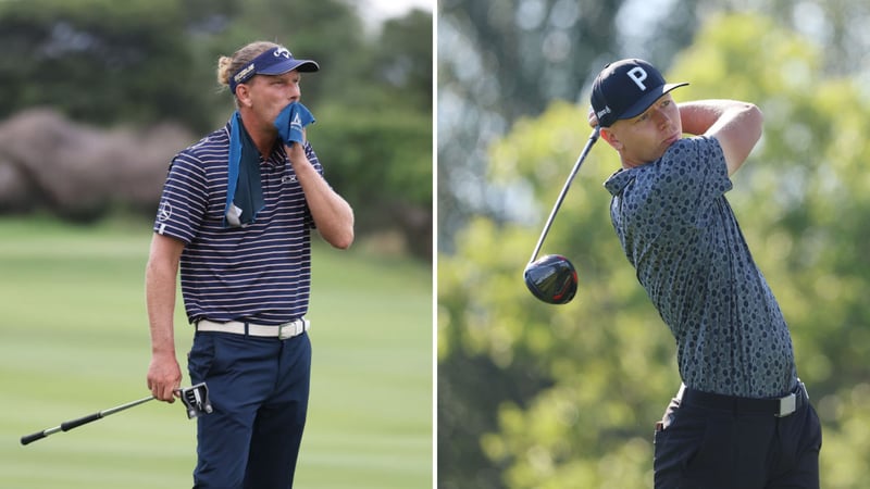 Marcel Siem (li) und Matti Schmid (re) auf der PGA Tour. (Foto: Getty)