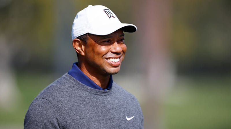 Tiger Woods bei der PGA Tour Genesis Invitational 2023. (Foto: Getty)