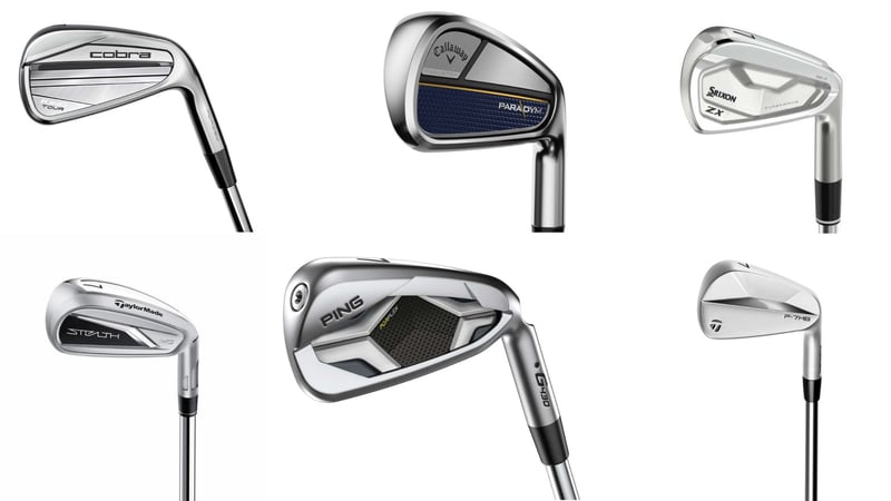 Hersteller präsentieren neue Eisen Modelle für die Golfsaison 2023. (Foto: Callaway, Cobra, Ping, Srixon, TaylorMade)