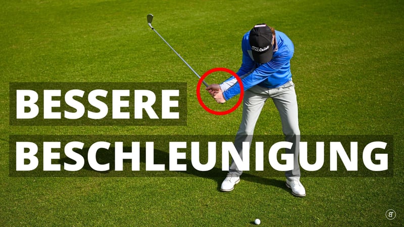 Mit dem richtigen Einsatz der Handgelenke im Golftraining mehr Beschleunigung erarbeiten. (Foto: Birdietrain)