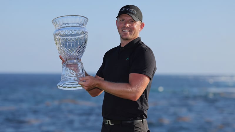 Matt Wallace feiert in Punta Cana seinen Premierentitel auf der PGA Tour. (Foto: Getty)