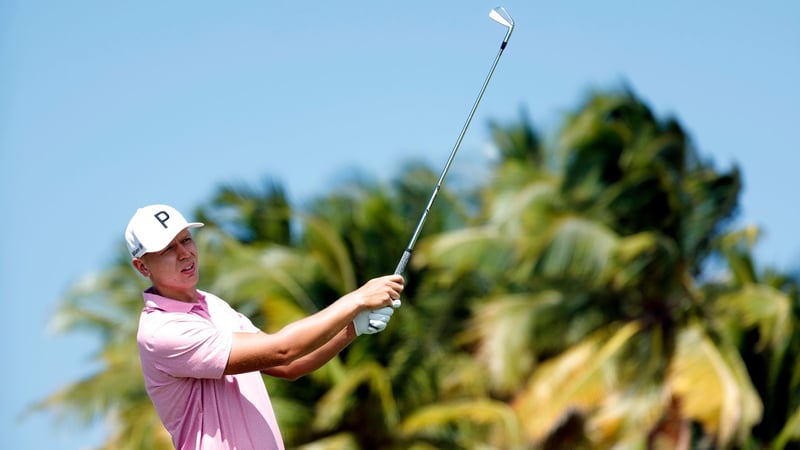 Dürfte mit seiner fehlerfreien Runde in Puerto Rico auf der PGA Tour zufrieden sein: Matti Schmid (Foto: Getty)