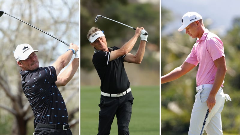 Round Up: Gemischte Gefühle bei Alex Cejka, Bernhard Langer und Matti Schmid. (Fotos: Getty)