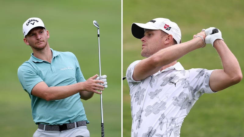 Nick Bachem und Hurly Long auf der European Tour. (Foto: Getty)