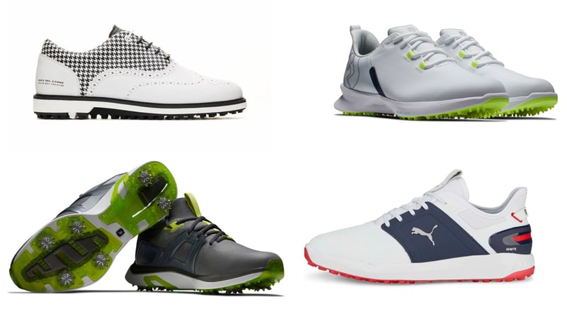 Die neuen Golfschuhe der Saison 2023. (Foto: Duca del Cosma/ FootJoy/ Puma)