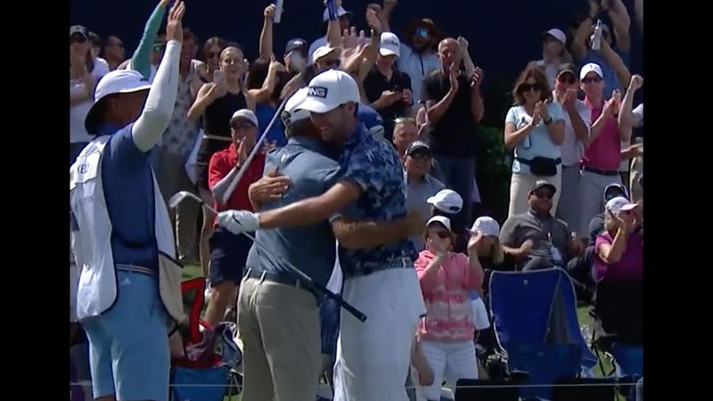 Das dritte Hole-in-One-bei der Players Championship 2023. (Foto: twitter.com/@pgatour)