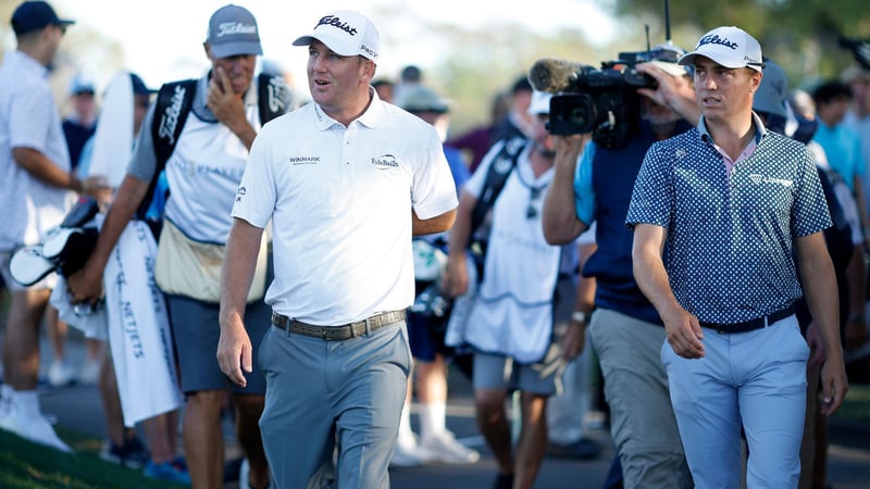 Tom Hoge spielt den neuen Platzrekord im TPC Sawgrass bei der Players Championship 2023. (Foto: Getty)