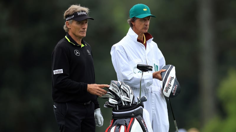 Bernhard Langer beim US Masters 2023 im Augusta National Golf Club. (Foto: Getty)