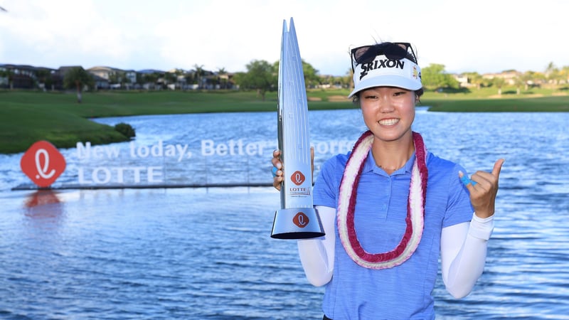 Grace Kim feierte auf Hawaii ihren Premierensieg auf der LPGA Tour. (Foto: Getty)