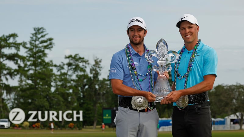 Nick Hardy und Davis Riley gewinnen die Zurich Classic der PGA Tour. (Foto: Getty)