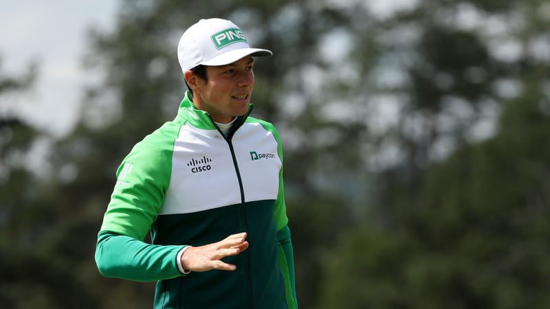 Viktor Hovland holt auf die Spitze des US Masters 2023 auf. (Foto: Getty)