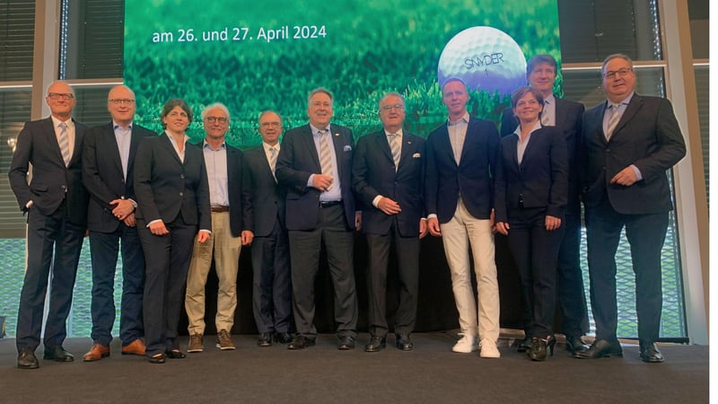 Der Präsident des Deutschen Golf Verbandes und sein Stellvertreter werden wiedergewählt. Ins Präsidium rücken auch zwei Frauen auf.