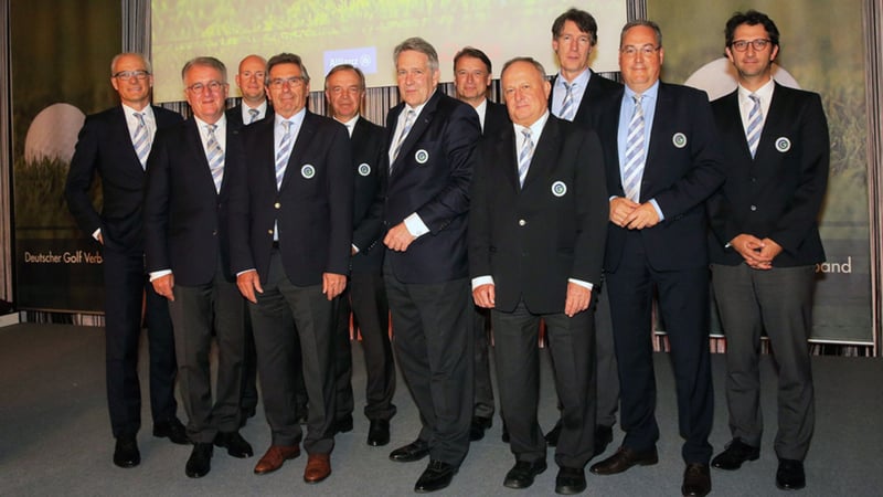 Das aktuelle Präsidium des Deutschen Golf Verbandes (Foto: DGV)