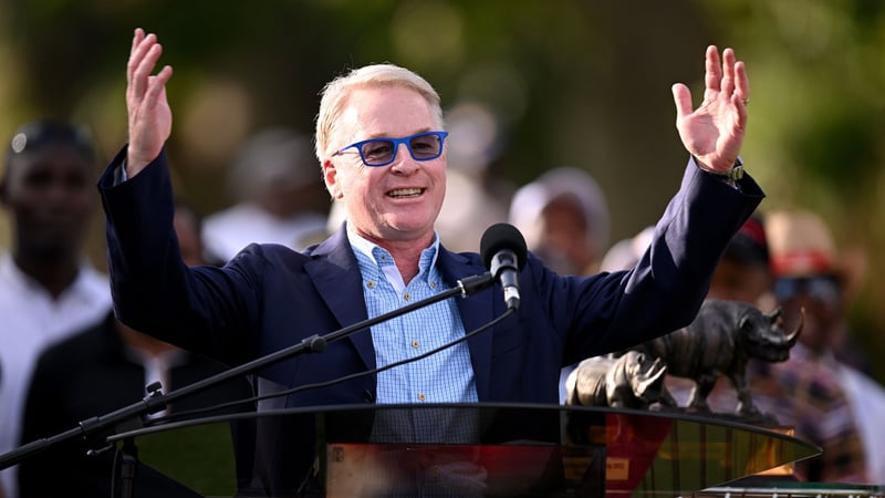 Keith Pelley und die DP World Tour gewinnen den Rechtsstreit mit der LIV Golf League. (Foto: Getty)