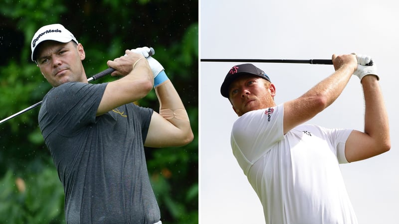 Martin Kaymer (links) und Talor Gooch (rechts) in Singapur. (Foto: Getty)