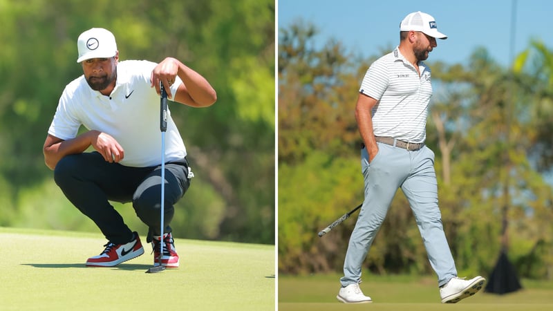 Tony Finau (links) und Stephan Jäger (rechts). (Foto: Getty)