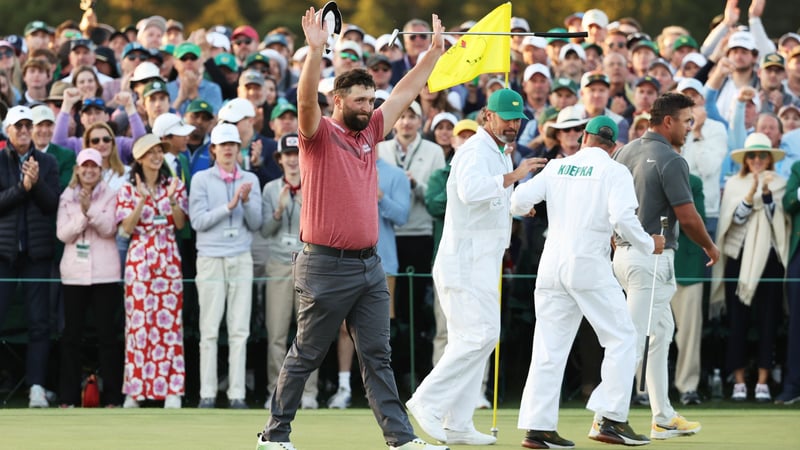 Jon Rahm nach seinem Sieg beim US Masters 2023. (Foto: Getty)