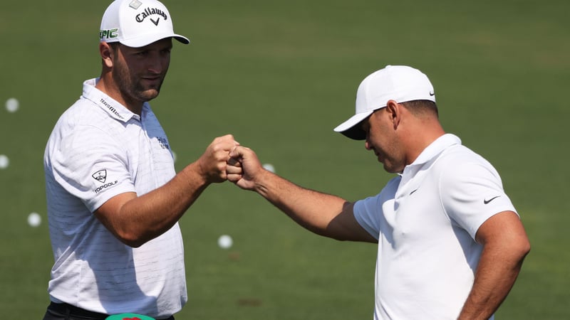 Jon Rahm und Brooks Koepka gehen als Führende in die viere Runde des US Masters 2023. (Foto: Getty)