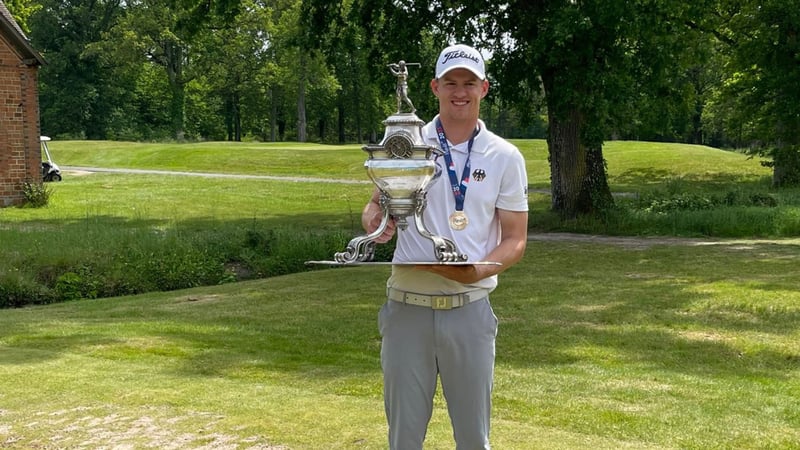 Carl Siemens gewinnt die Internationaux de France mit fünf Schlägen Vorsprung. (Foto: privat)